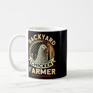 Ckyard Chicken Farmer 4th Of July Usa Flag Coffee Mug