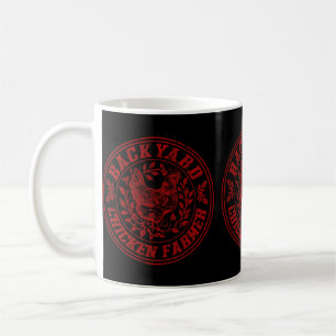 Ckyard Chicken Farmer Retro Vintage Farming Poultr Coffee Mug