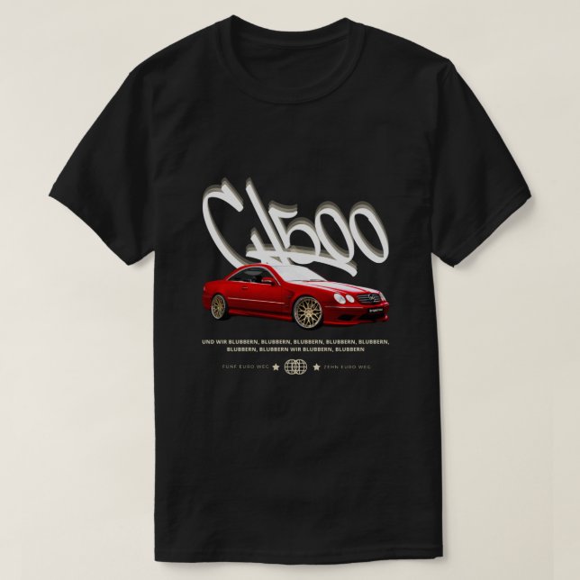 CL500 | T-SHIRT BLACK (Design Front)