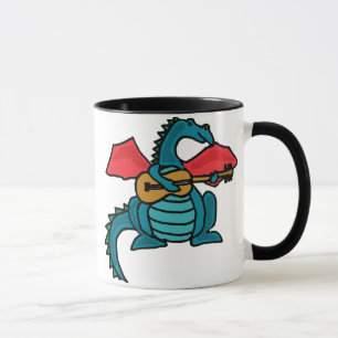 CL- Dragon Playing the Guitar Mug