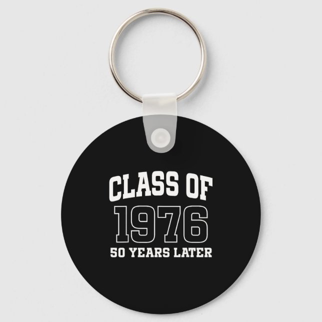 Cl Of 1976 Reunion 50 Years Alumni Graduation High Key Ring (Front)