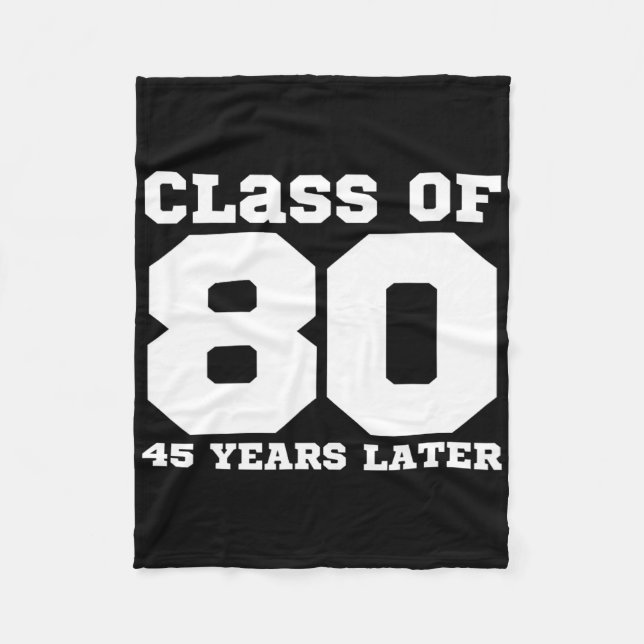 Cl Of 1980  Fleece Blanket (Front)