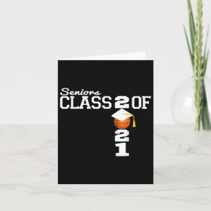 Cl Of 2021 Basketball Senior Graduation Card