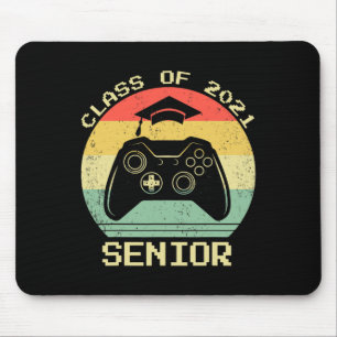 Cl Of 2021 Cute Graduation Gift Video Game Gamer 1 Mouse Mat