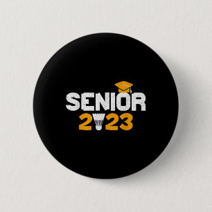 Cl Of 2023 Badminton Graduation 2023 Grad Senior  6 Cm Round Badge