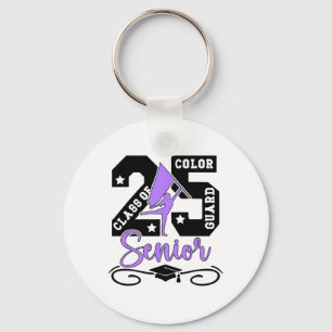 Cl Of 2025 Colour Guard Senior 2025 Senior Colour Key Ring