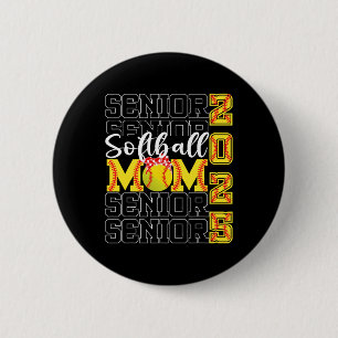Cl Of 2025 Funny Graduation Senior Mum 2025 Softll 6 Cm Round Badge