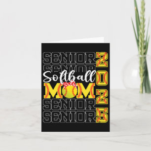 Cl Of 2025 Funny Graduation Senior Mum 2025 Softll Card