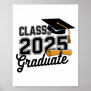 Cl Of 2025 Graduate 2025 Graduation Senior 2025 Poster