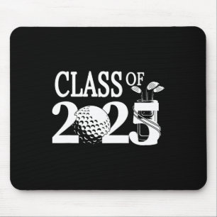 Cl Of 2025 Graduation Senior Golfer Golf Player Gr Mouse Mat
