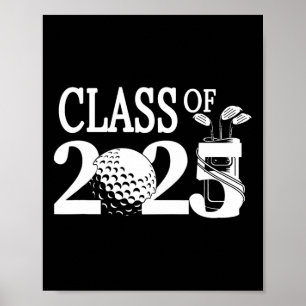 Cl Of 2025 Graduation Senior Golfer Golf Player Gr Poster