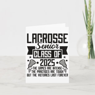 Cl Of 2025 Lacrosse Senior Night  Card