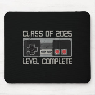 Cl Of 2025 Level Complete Senior Graduation Gamer Mouse Mat