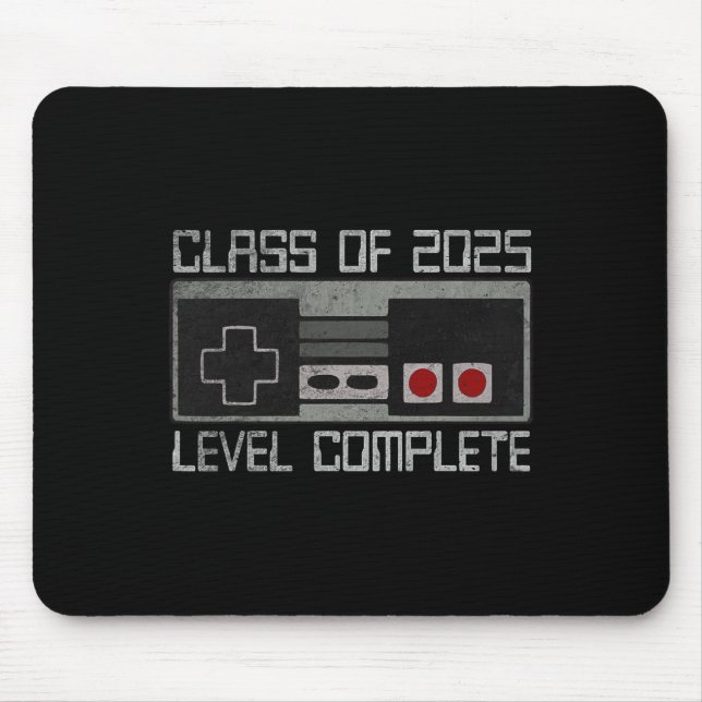 Cl Of 2025 Level Complete Senior Graduation Video  Mouse Mat (Front)
