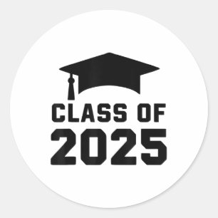 Cl Of 2025 School Graduation _1  Classic Round Sticker
