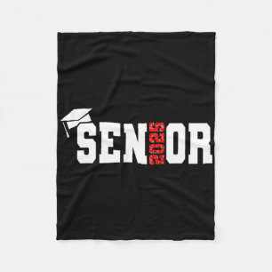 Cl Of 2025 Senior 2025 Back To School 2025 Graduat Fleece Blanket