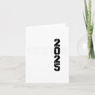 Cl Of 2025 Senior 2025 Fun Back To School Graduati Card