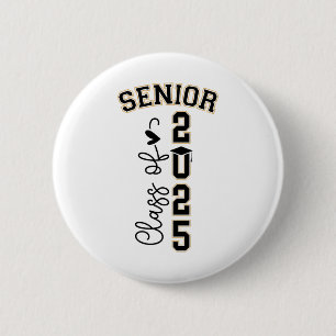 Cl Of 2025 Senior 2025 Graduation 2 6 Cm Round Badge