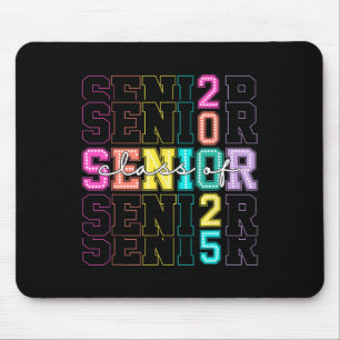 Cl Of 2025 Senior 2025 Graduation Funny Mens Women Mouse Mat