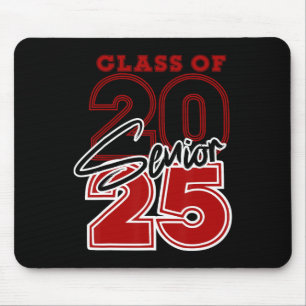 Cl Of 2025 Senior - 2025 Graduation Red Mouse Mat