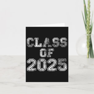 Cl Of 2025, Senior 2025 Graduation Vintage School  Card