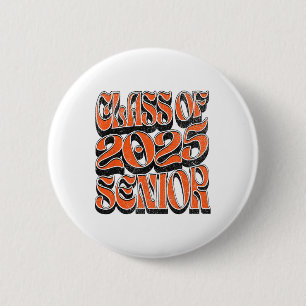 Cl Of 2025 Senior 6 Cm Round Badge