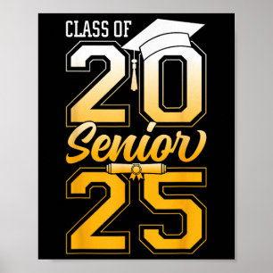 Cl Of 2025 Senior Grad College Graduation Gift Wom Poster