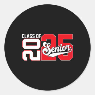 Cl Of 2025 Senior Graduation 2025 Ck To School Kid Classic Round Sticker