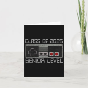 Cl Of 2025 Senior Level Back To School Gamer Gradu Card