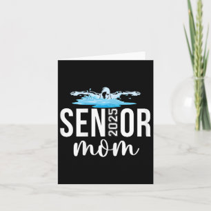 Cl Of 2025 Senior Mum Swim Team Swimmer Matching F Card