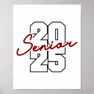 Cl Of 2025 Seniors High School College Graduation  Poster