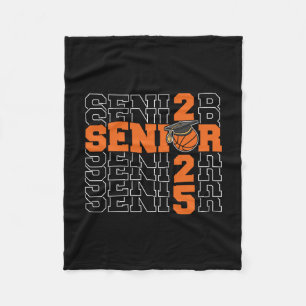 Cl Of 2025 Sketll Senior Night Fleece Blanket