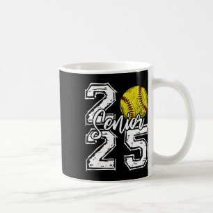 Cl Of 2025 Softll Senior 2025 Ck To School Funny Coffee Mug