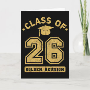 Cl Of 2026 College Highschool Graduation Reunion Card
