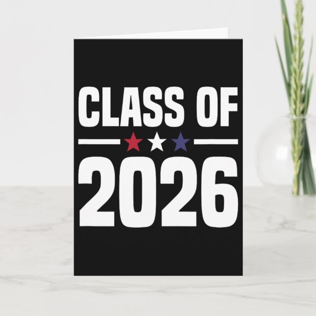 Cl Of 2026 College University High School Future G Card (Front)