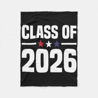 Cl Of 2026 College University High School Future G Fleece Blanket