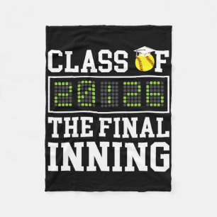 Cl Of 2026 Final Inning Softll Senior 2026 _1 Fleece Blanket