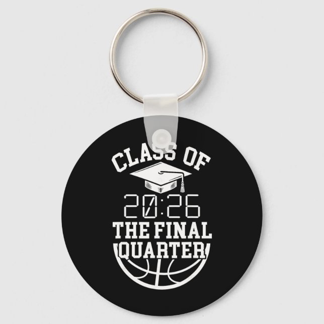 Cl Of 2026 Final Quarter Sketll Senior 2026  Key Ring (Front)