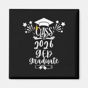 Cl Of 2026 Ged Graduate Diploma Graduation Celebra Magnet