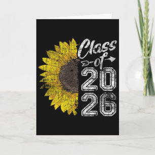Cl Of 2026 Graduate Sunflower Senior 26 Last Day S Card