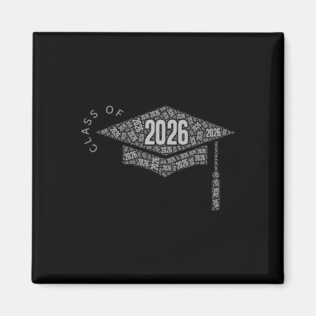 Cl Of 2026 Graduation Cap  Magnet (Front)