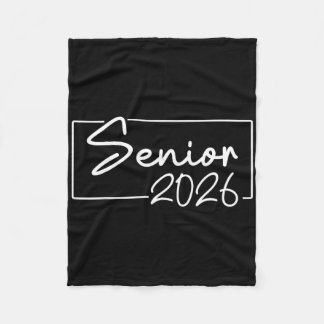 Cl Of 2026 Graduation Senior 2026 Fleece Blanket