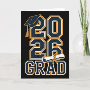Cl Of 2026 Graduation Senior Grad Design Premium T Card