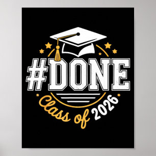 Cl of 2026 Graduation Senior Graduate 2026 Men Poster