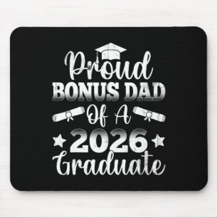 Cl Of 2026 Proud Bonus Dad Graduation Senior Fathe Mouse Mat
