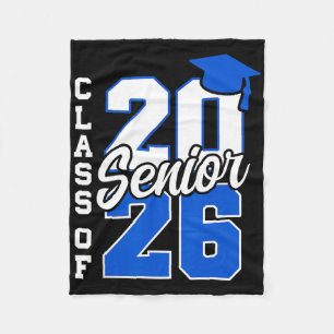Cl Of 2026 Senior 2026 Back To School 2025 Graduat Fleece Blanket