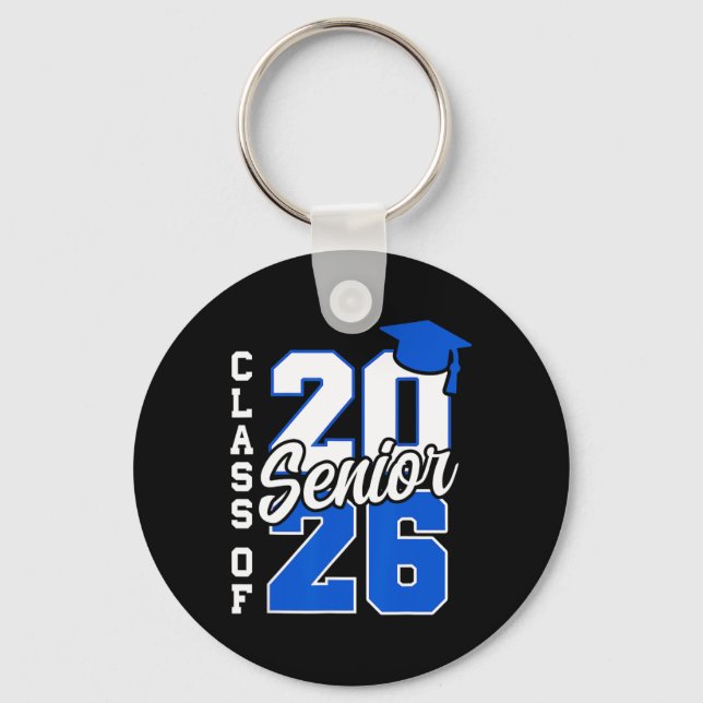 Cl Of 2026 Senior 2026 Back To School 2025 Graduat Key Ring (Front)