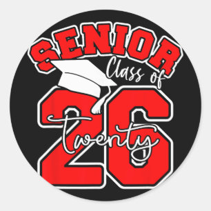 Cl Of 2026 Senior - 2026 Graduation _1 Classic Round Sticker