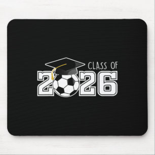 Cl Of 2026 Senior 2026 Soccer High School Graduati Mouse Mat