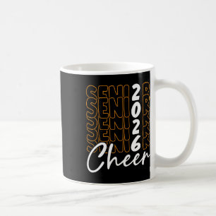Cl Of 2026 Senior Cheer Cheerleader Cheerleading W Coffee Mug